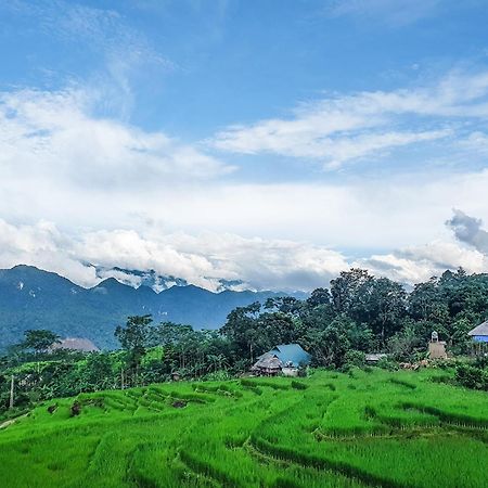 Pu Luong May Home & Cafe Lang Bang Bagian luar foto