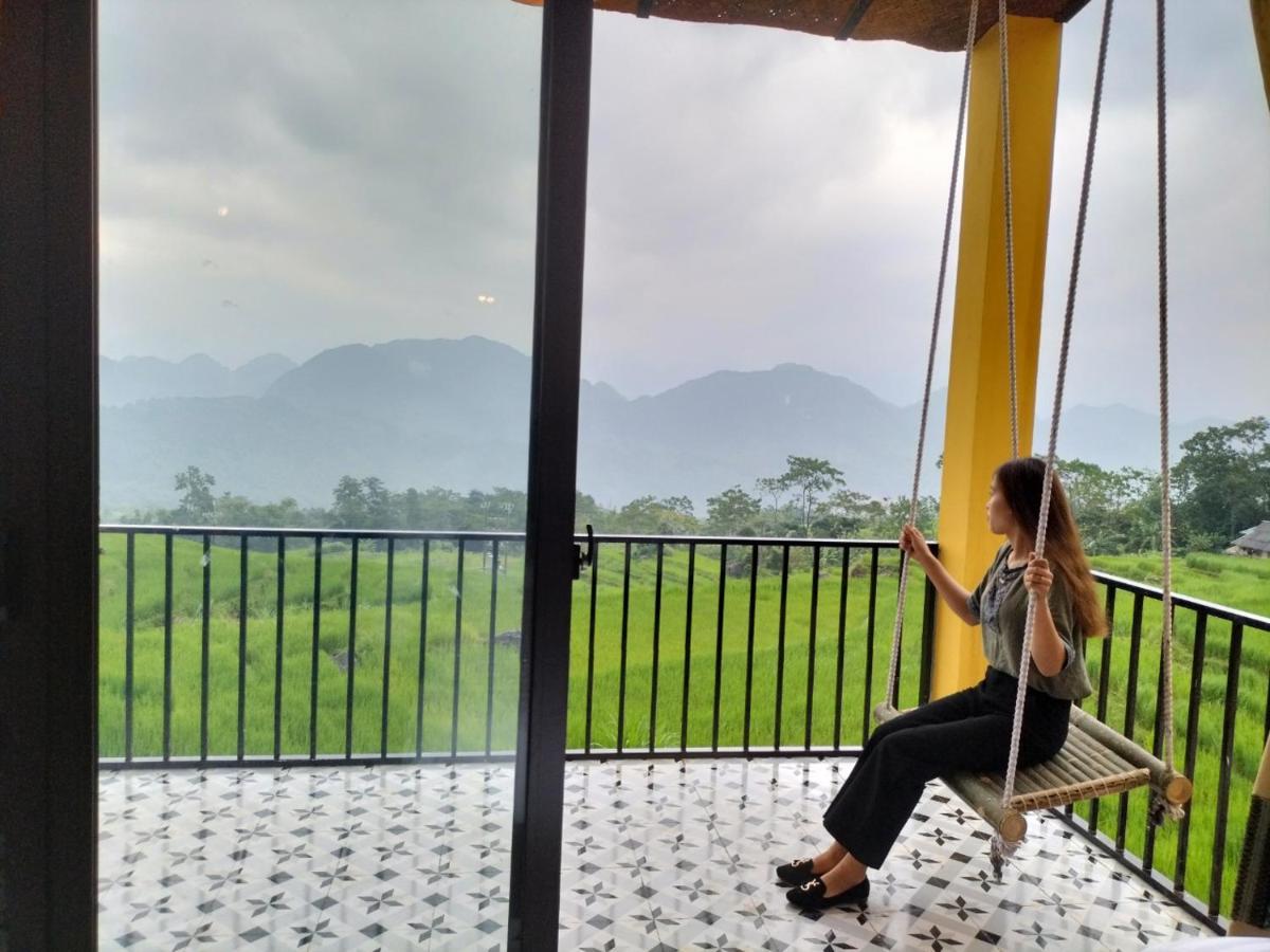 Pu Luong May Home & Cafe Lang Bang Bagian luar foto