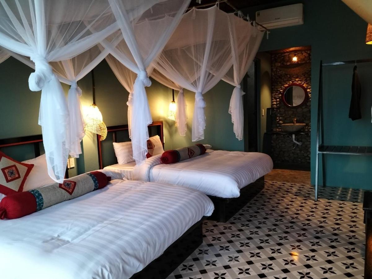 Pu Luong May Home & Cafe Lang Bang Bagian luar foto