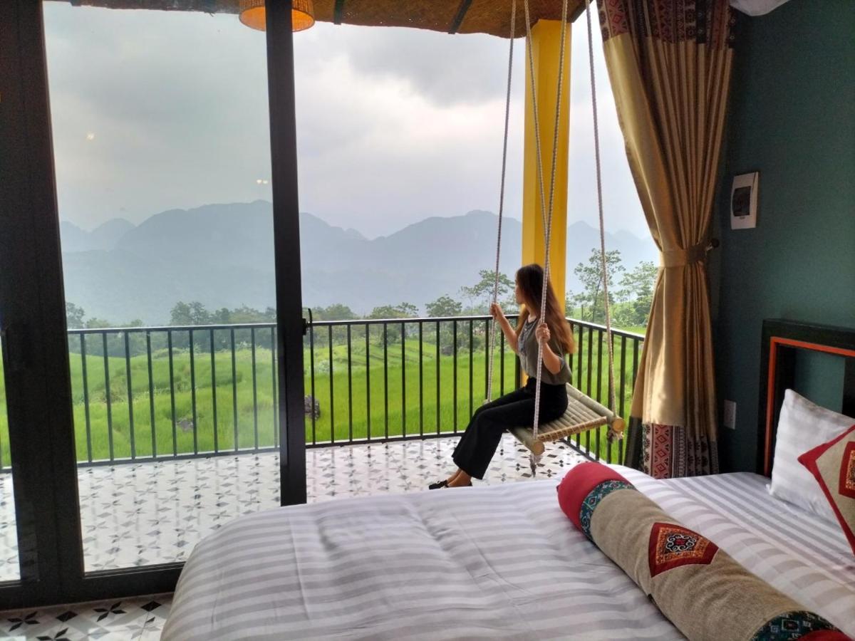 Pu Luong May Home & Cafe Lang Bang Bagian luar foto