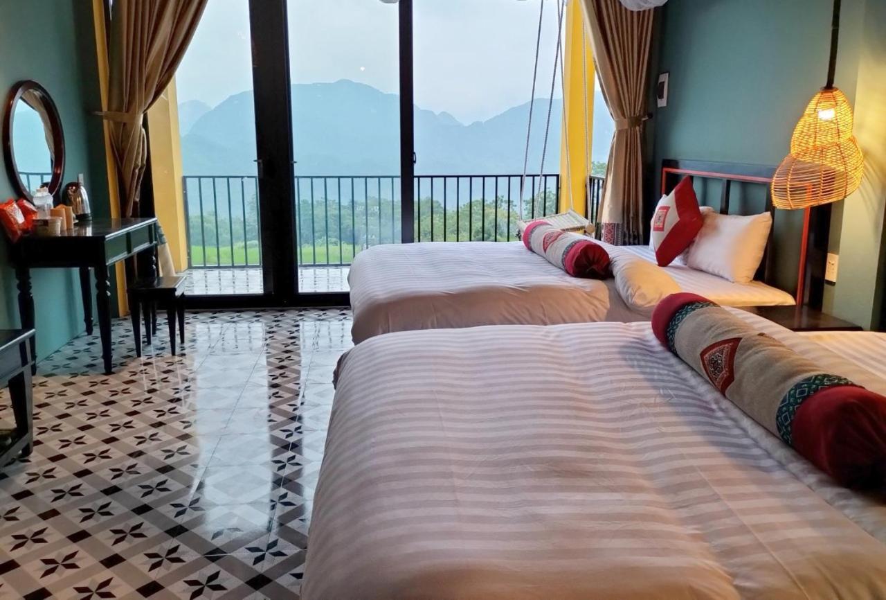 Pu Luong May Home & Cafe Lang Bang Bagian luar foto