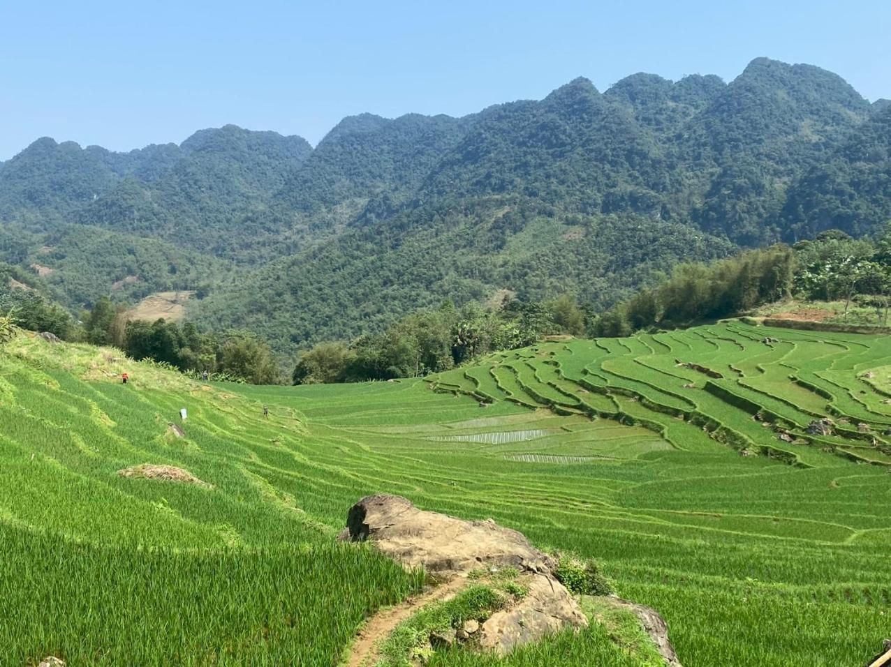 Pu Luong May Home & Cafe Lang Bang Bagian luar foto
