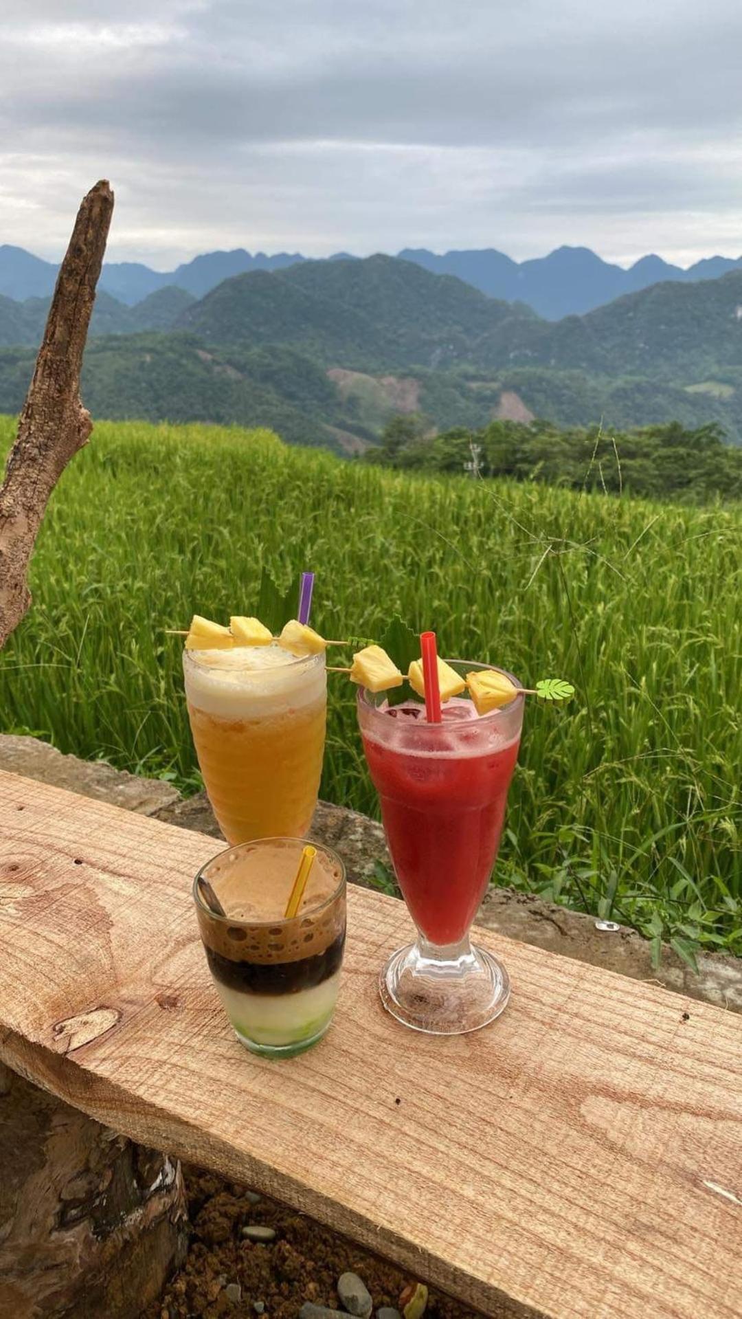 Pu Luong May Home & Cafe Lang Bang Bagian luar foto
