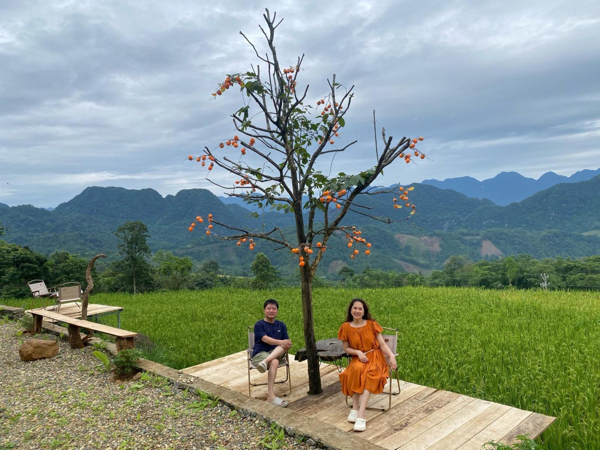 Pu Luong May Home & Cafe Lang Bang Bagian luar foto
